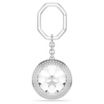SWAROVSKI i UNA:BAGCHARM KEYRING WHI/RHS