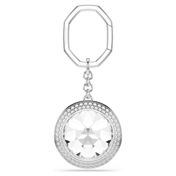 SWAROVSKI i UNA:BAGCHARM KEYRING WHI/RHS