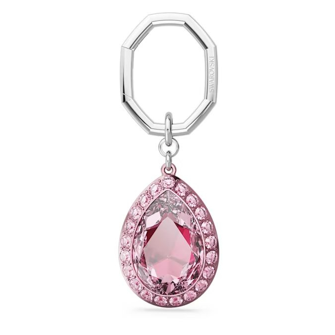 Key ring Pear cut, Pink