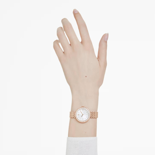 Certa watch Swiss Made, Metal bracelet, Rose gold tone, Rose gold-tone finish