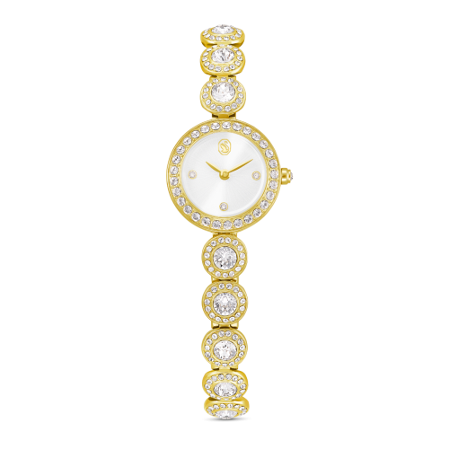 Una Angelic watch, Crystal bracelet, Gold tone, Gold-tone finish