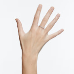 Matrix Vittore ring Marquise cut, White, Rhodium plated