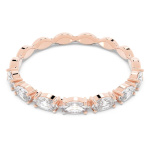 Matrix Vittore ring Marquise cut, White, Rose gold-tone plated